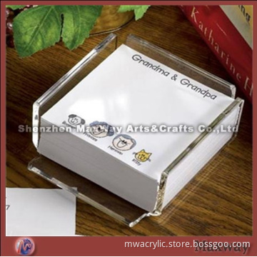 Acrylic/PMMA square transparent menu holder which is very popular in school or office